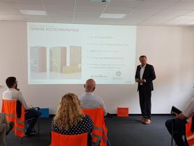 Politiker Besuch am Standort Greiz