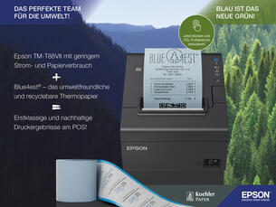 Epson zertifiziert Blue4est® Thermopapier von Koehler Paper