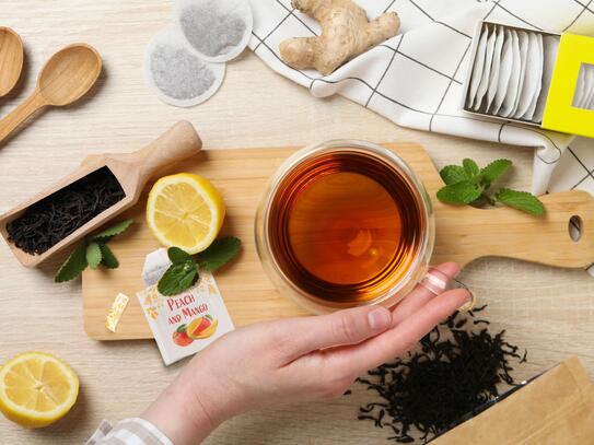 Flexible Verpackungspapiere für Tee