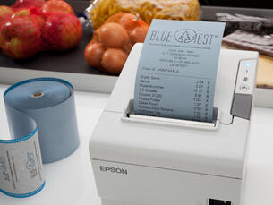 Blue4est® thermal paper by Koehler Paper gets first‐rate results on Epson receipt printer