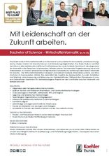 DUALES STUDIUM BACHELOR OF SCIENCE - WIRTSCHAFTSINFORMATIK (M/W/D)