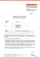 ISEGA-Certification Chromo Paper up to and including 110 gsm