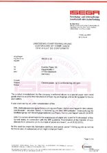 ISEGA-Certification Chromo Paper up to and including 240 gsm