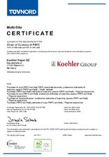 PEFC Certificate