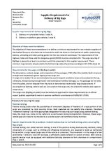 Supplier Requirements for Delivery of Big Bags