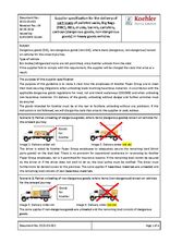 Supplier specification for the delivery of part-loads of palleted sacks, Big Bags (FIBC), IBCs, drums, barrels, canisters, carboys (dangerous goods, non-dangerous goods) in heavy goods vehicles