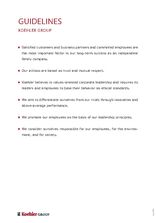Guidelines Koehler Group