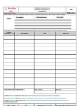 Attestation concernant les formations, instructions et informations