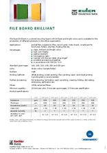 Data sheet FILE BOARD BRILLIANT