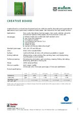 Data sheet CREATIVE BOARD