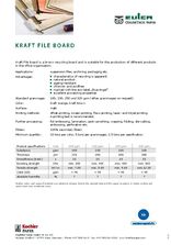 Data sheet KRAFT FILE BOARD