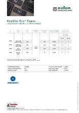 Stock range Koehler Eco® Paper