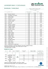 Stock range ColorTech Paper