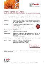 Data Sheet IVORY BOARD CHAMOIS