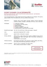 Data Sheet Ivory Board Glacierwhite