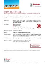 Data Sheet Ivory Board Sand