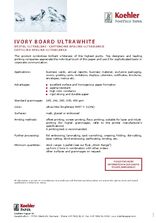 Data Sheet Ivory Board Ultrawhite