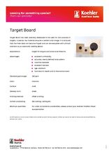 Data Sheet TARGET BOARD