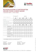 Stock Range LEDGER PAPER &amp; INDEX BOARD