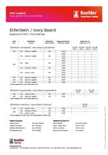 Stock Range Ivory Board