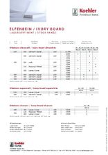 Stock Range Ivory Board