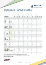 reacto® STOCK RANGE SHEETS
