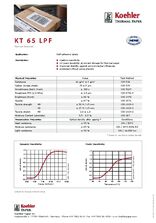 Data sheet KT 65 LPF
