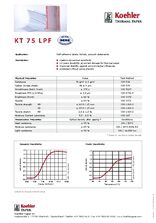 Data sheet KT 75 LPF