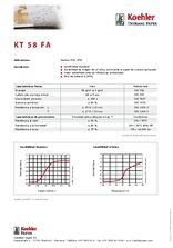 Ficha Técnica KT 58 FA
