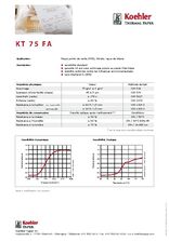 Fiche Technique KT 75 FA
