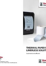 Thermal paper for linerless solutions