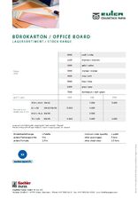 Lagersortiment Bürokarton