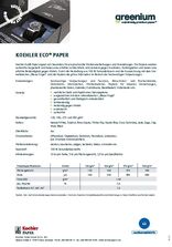 Datenblatt Koehler Eco® Paper