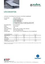 Datenblatt Löschkarton