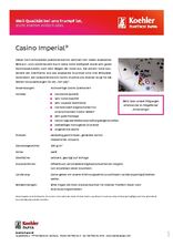 Datenblatt Casino Imperial