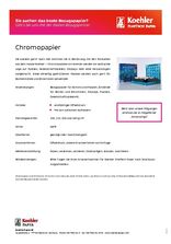 Datenblatt Chromopapier