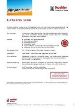Datenblatt Elfenbeinkarton Sand