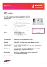 Datenblatt Elfenbeinkarton