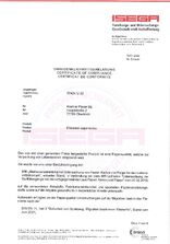 ISEGA-Zertifikat Elfenbein superweiß