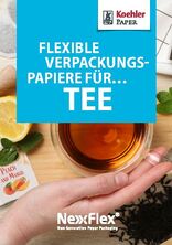 Flexible Verpackungspapiere für Tee