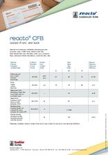 Technisches Datenblatte reacto(R) CFB