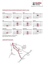 Öffnungszeiten Werksverkauf Greiz 2026