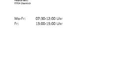 Anlieferzeiten Koehler Holding SE &amp; Co. KG