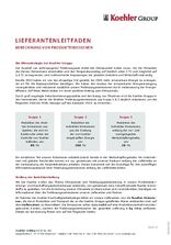 Lieferantenleitfaden