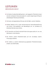 Leitlinien der Koehler-Gruppe
